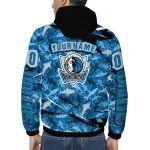 custom dallas mavericks shark art blue windbreaker jacket best selling