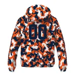 custom denver broncos camouflage mashup orange windbreaker jacket best selling