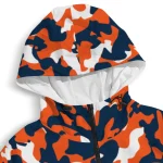 custom denver broncos camouflage mashup orange windbreaker jacket best selling