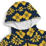 custom denver nuggets geometric blossom blue windbreaker jacket best selling