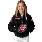 custom detroit pistons claw edge black bomber jacket best selling