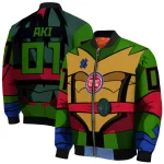 custom detroit pistons turtle armor bomber jacket best selling