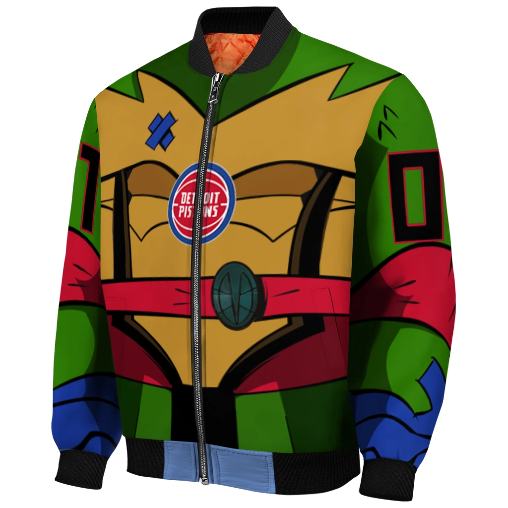 custom detroit pistons turtle armor bomber jacket fashion forward custom detroit pistons turtle armor bomber jacket fashion forward