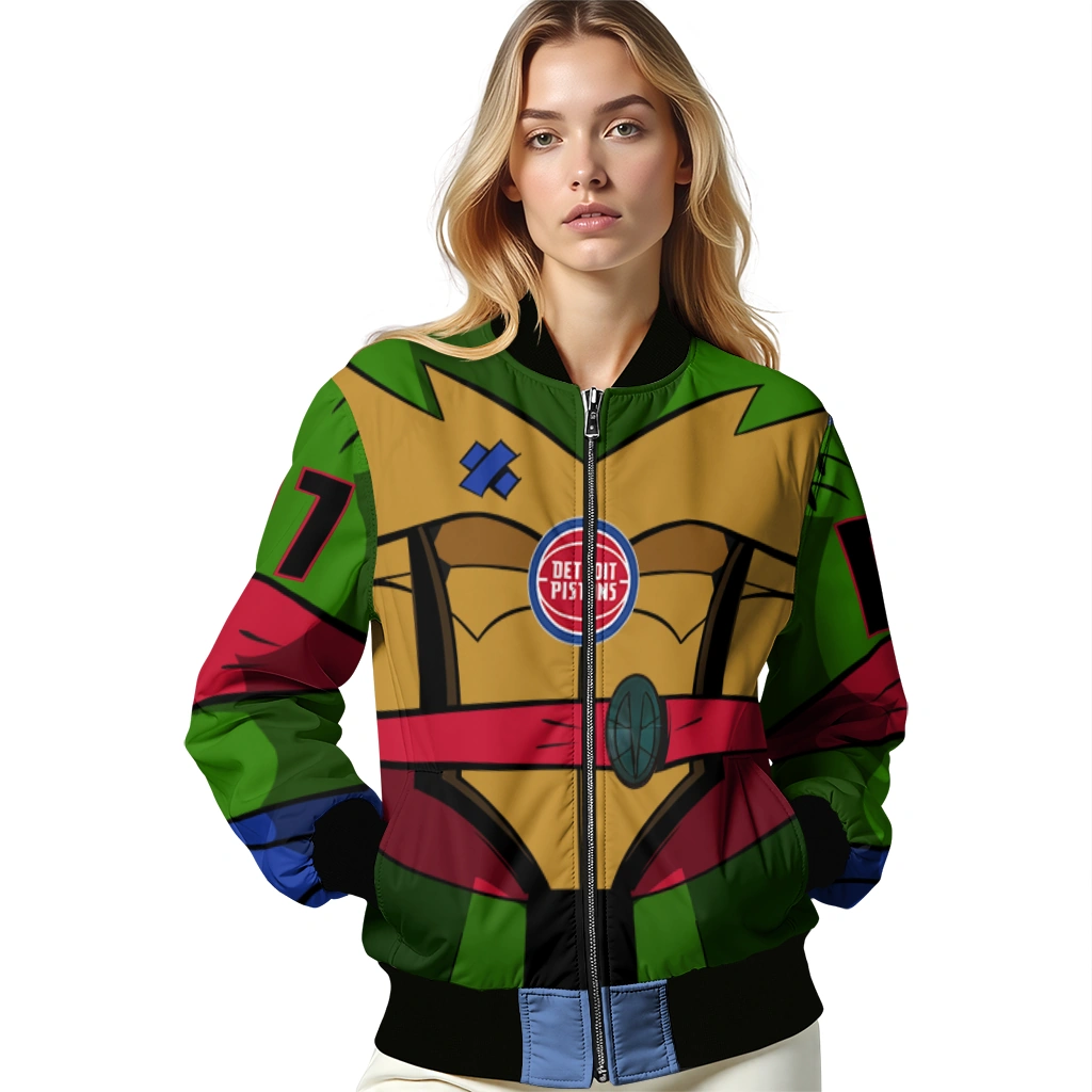 custom detroit pistons turtle armor bomber jacket latest model custom detroit pistons turtle armor bomber jacket latest model