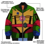 custom detroit pistons turtle armor bomber jacket best selling