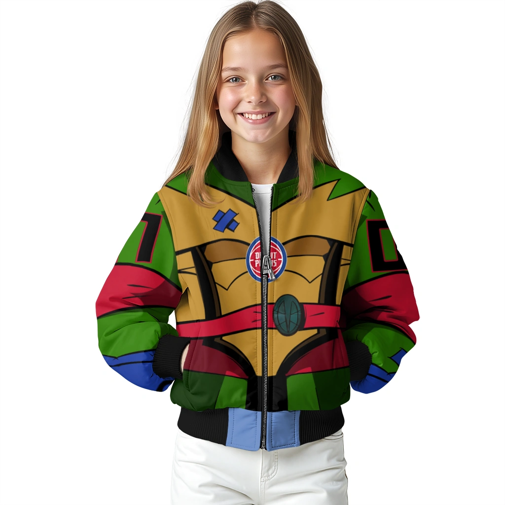 custom detroit pistons turtle armor bomber jacket top rated custom detroit pistons turtle armor bomber jacket top rated