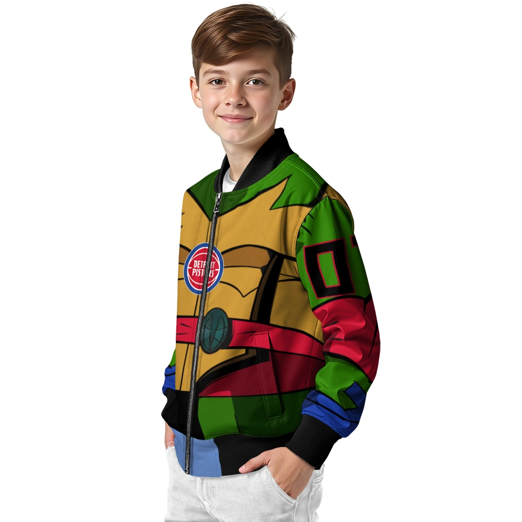 custom detroit pistons turtle armor bomber jacket trendy custom detroit pistons turtle armor bomber jacket trendy