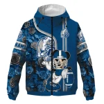 custom drake bulldogs football micky mouse blue windbreaker jacket best selling