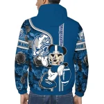 custom drake bulldogs football micky mouse blue windbreaker jacket best selling