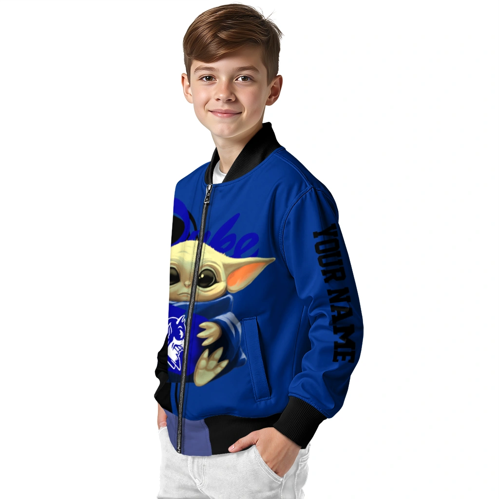 custom duke blue devils adorable yoda blue black bomber jacket trendy custom duke blue devils adorable yoda blue black bomber jacket trendy