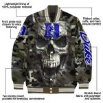 custom duke blue devils camouflage skull camouflage varsity jacket best selling