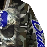 custom duke blue devils camouflage skull camouflage varsity jacket best selling