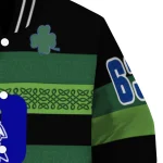 custom duke blue devils clover green lines green black varsity jacket best selling