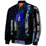 custom duke blue devils star stripes blue black bomber jacket best selling