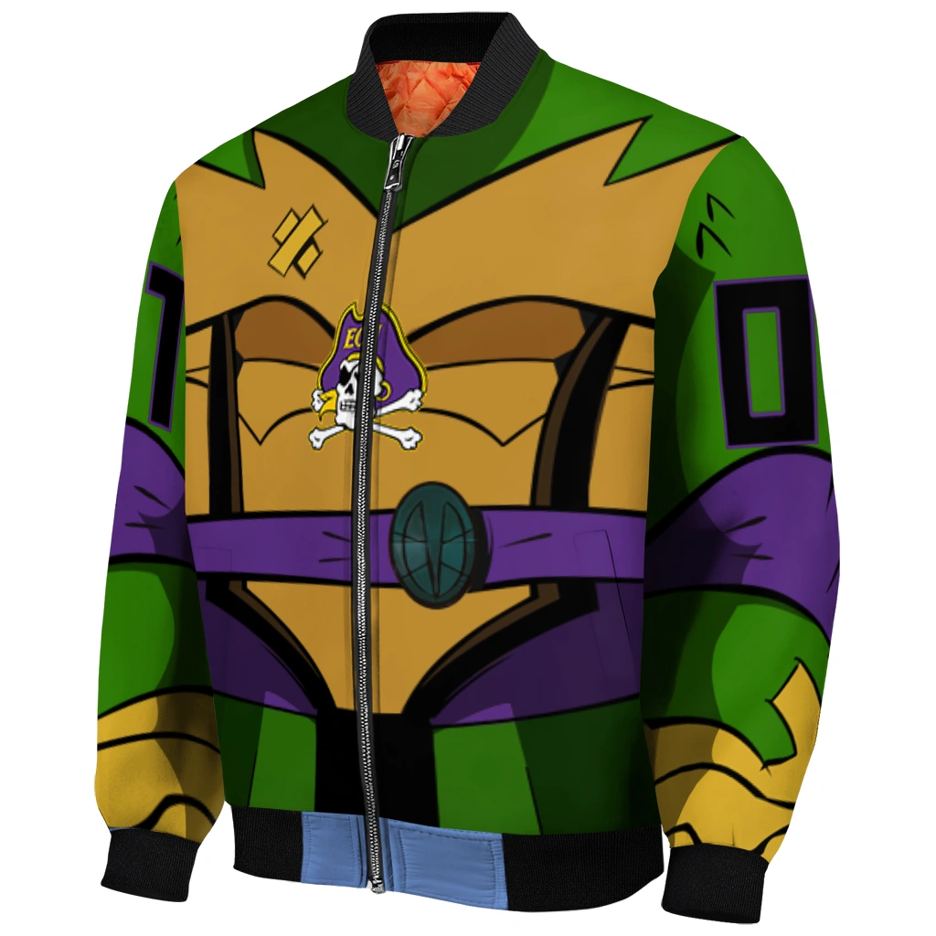 custom east carolina pirates turtle armor bomber jacket fashion forward custom east carolina pirates turtle armor bomber jacket fashion forward