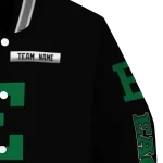 custom eastern michigan eagles american flag skull black varsity jacket best selling