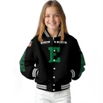 custom eastern michigan eagles american flag skull black varsity jacket best selling