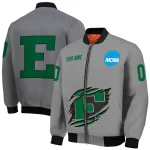 custom eastern michigan eagles feral slash grey bomber jacket best selling