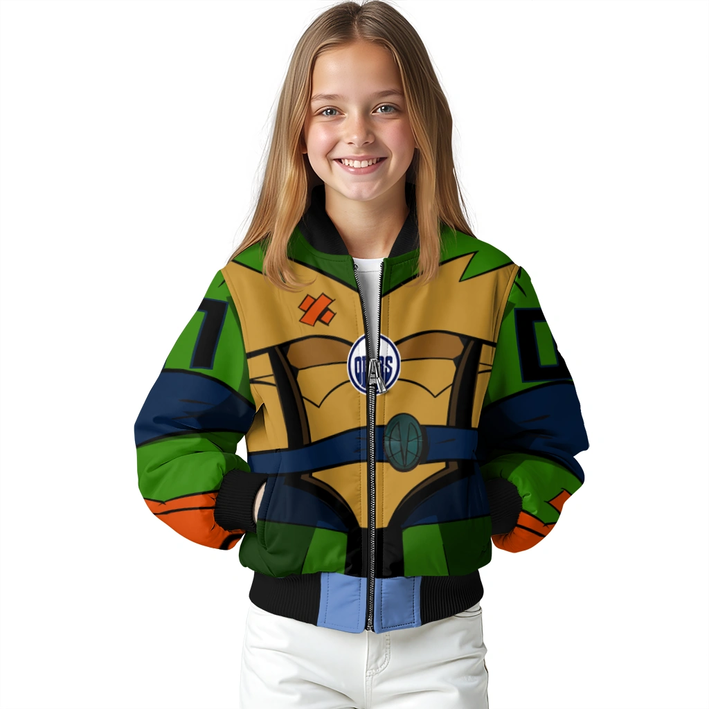 custom edmonton oilers turtle armor bomber jacket top rated custom edmonton oilers turtle armor bomber jacket top rated