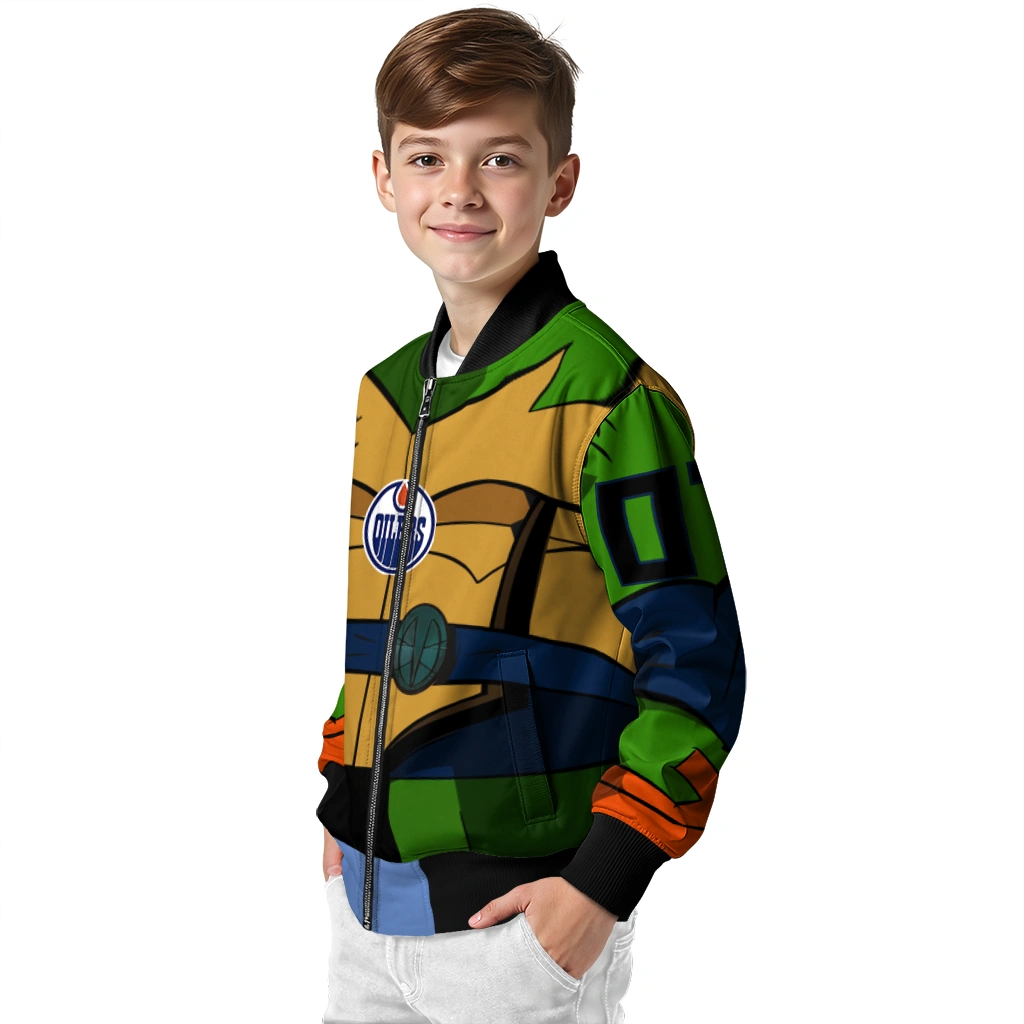 custom edmonton oilers turtle armor bomber jacket trendy custom edmonton oilers turtle armor bomber jacket trendy