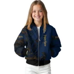 custom fiu panthers tribal deer art blue bomber jacket best selling