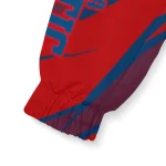 custom florida atlantic owls abstract streaks blue windbreaker jacket best selling