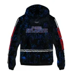 custom florida atlantic owls shards cluster blue windbreaker jacket best selling