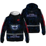 custom florida atlantic owls shards cluster blue windbreaker jacket best selling
