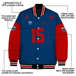 custom florida atlantic owls team patch blue varsity jacket best selling