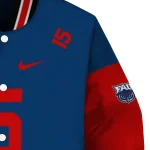 custom florida atlantic owls team patch blue varsity jacket best selling