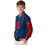 custom florida atlantic owls team patch blue varsity jacket best selling