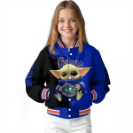 custom florida gators adorable yoda blue black varsity jacket best selling