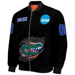 custom florida gators claw shred black bomber jacket best selling