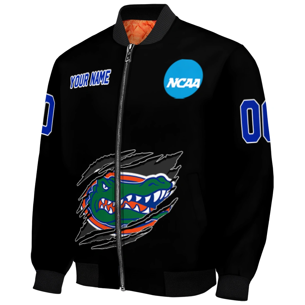 custom florida gators claw shred black bomber jacket fashion forward custom florida gators claw shred black bomber jacket fashion forward