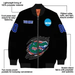 custom florida gators claw shred black bomber jacket best selling