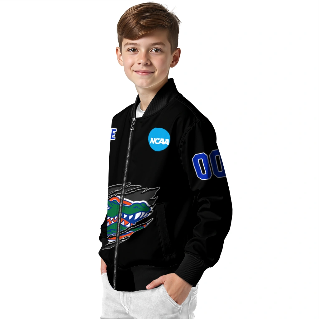 custom florida gators claw shred black bomber jacket trendy custom florida gators claw shred black bomber jacket trendy