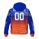 custom florida gators pattern layers blue windbreaker jacket best selling