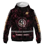 custom florida state seminoles shards cluster garnet windbreaker jacket best selling