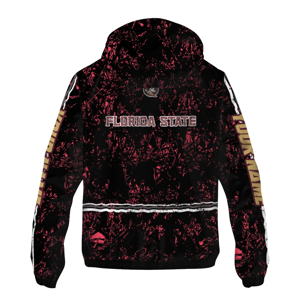 custom florida state seminoles shards cluster garnet windbreaker jacket fashion forward custom florida state seminoles shards cluster garnet windbreaker jacket fashion forward