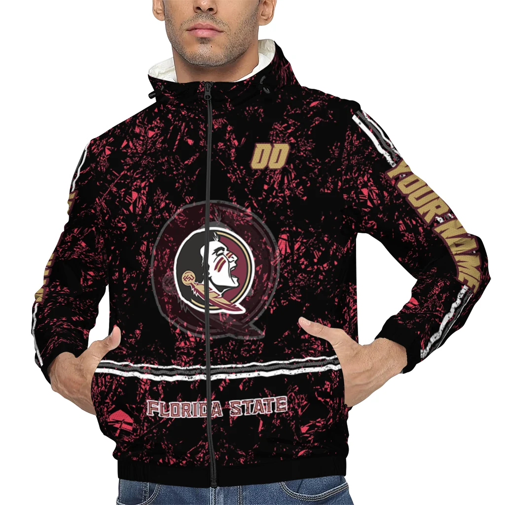 custom florida state seminoles shards cluster garnet windbreaker jacket top rated custom florida state seminoles shards cluster garnet windbreaker jacket top rated