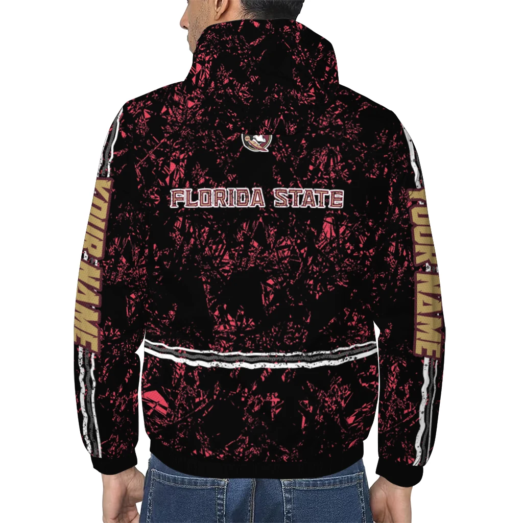custom florida state seminoles shards cluster garnet windbreaker jacket trendy custom florida state seminoles shards cluster garnet windbreaker jacket trendy