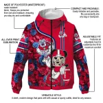 custom fresno state bulldogs football micky mouse red windbreaker jacket best selling
