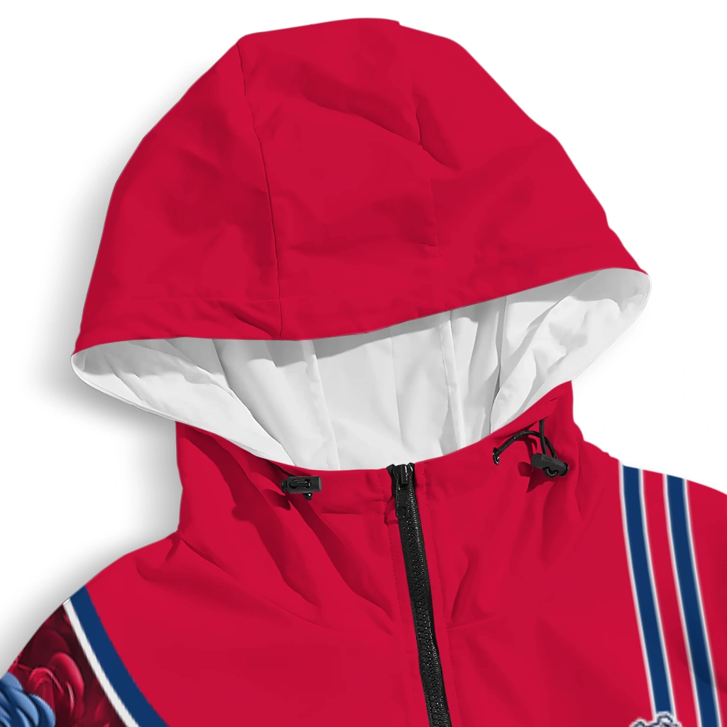 custom fresno state bulldogs football micky mouse red windbreaker jacket premium grade custom fresno state bulldogs football micky mouse red windbreaker jacket premium grade