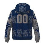 custom georgetown hoyas cat eyes blue windbreaker jacket best selling