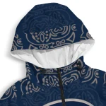 custom georgetown hoyas cat eyes blue windbreaker jacket best selling