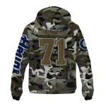 custom georgetown hoyas skull camo camouflage windbreaker jacket best selling