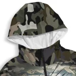 custom georgetown hoyas skull camo camouflage windbreaker jacket best selling