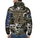 custom georgetown hoyas skull camo camouflage windbreaker jacket best selling