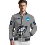 custom georgia southern eagles feral slash grey varsity jacket best selling