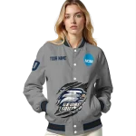 custom georgia southern eagles feral slash grey varsity jacket best selling